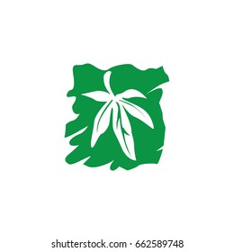 Cannabis leaf icon