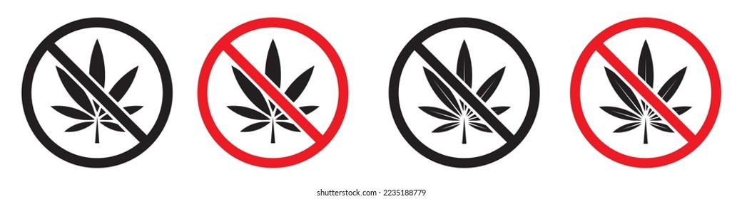 Cannabis leaf icon. Marijuana leaf icon, vector illustration