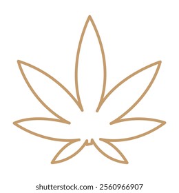 cannabis leaf icon symbol sign vector