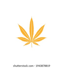 gráficos vectoriales de iconos de hoja de cannabis con colores rastas