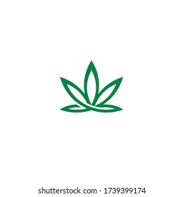 Cannabis Leaf logo / icon design