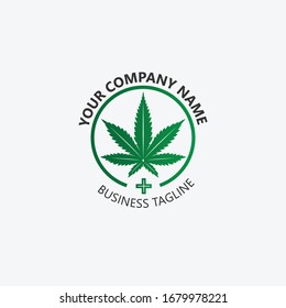 cannabis leaf logo | marijuana logo Design Template