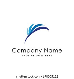 cannabis leaf logo template