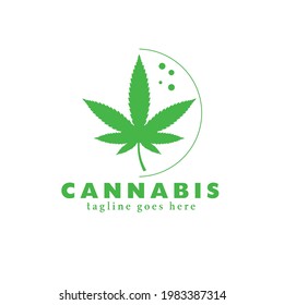 Cannabis Leaf Logo – This Logo Design Is Great To Sell Medical Marijuana Product, CBD Oil Products, And It Was Created Especially For Marijuana Dispensary, Therapeutic Cannabis Store, Drug Store.