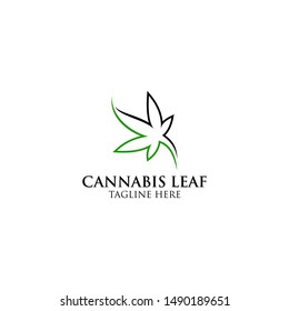 cannabis leaf luxury logo templates