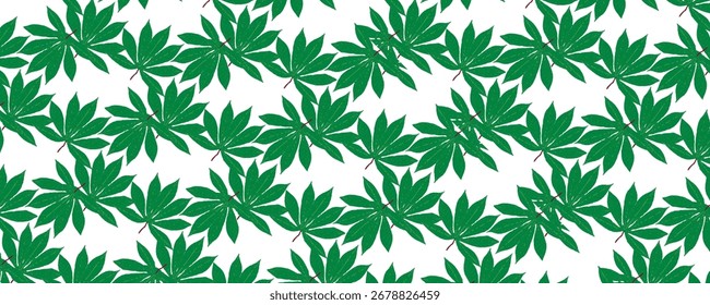 Cannabis leaf pattern. Medicated oil CBD. Vector editable file eps 10