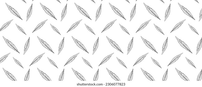 cannabis leaf pattern vector illustration