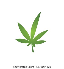 Cannabisblattsymbol und -symbol