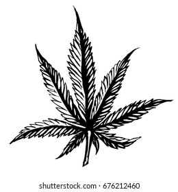 Vintage Marijuana Vector Stock Vector (Royalty Free) 323505725