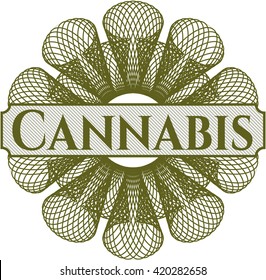 Rosette lineal de cannabis