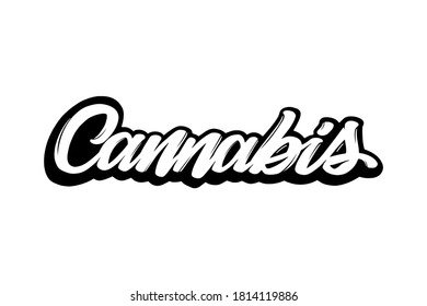 Cannabis littering for ads, logo, banners or shop signboard