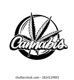 Cannabis littering for ads, logo, banners or shop signboard