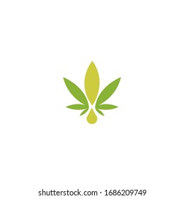 cannabis logo design illustration vector