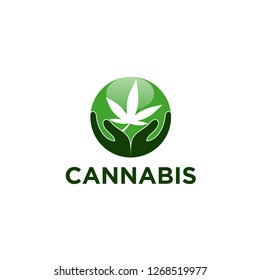 Cannabis Logo Design Inspiration Stock Vector (Royalty Free) 1268519977 ...