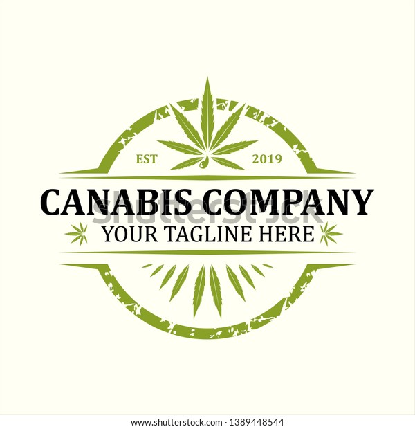 Cannabis Logo Design Inspiration Cbd Stock Vector (Royalty Free) 1389448544