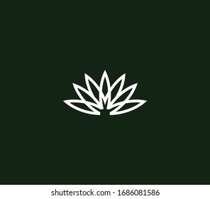 plantilla de diseño del logotipo de cannabis , ilustraciones vectoriales 