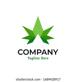Cannabis Logo Design, Vector, Abstract Modern