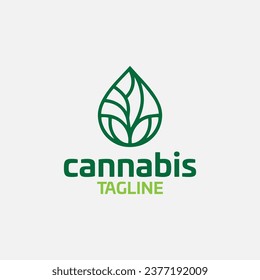 Selector de diseño de logotipo de cannabis
