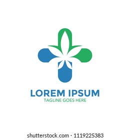 cannabis logo design vector illustration