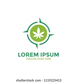 cannabis logo design vector illustration