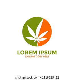 cannabis logo design vector illustration