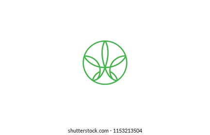 cannabis logo icon vector