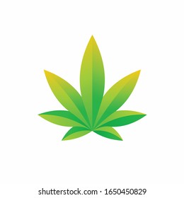 Cannabis logo with a simple concept