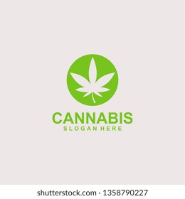 CANNABIS LOGO TEMPLATE