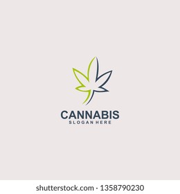 CANNABIS LOGO TEMPLATE