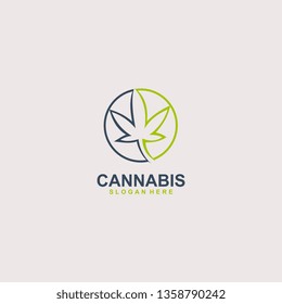 CANNABIS LOGO TEMPLATE