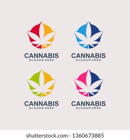CANNABIS LOGO TEMPLATE