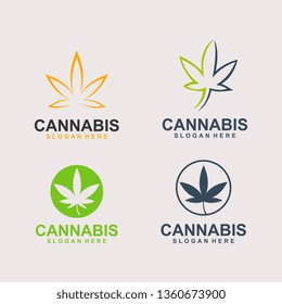 CANNABIS LOGO TEMPLATE