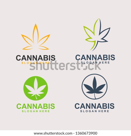 CANNABIS LOGO TEMPLATE