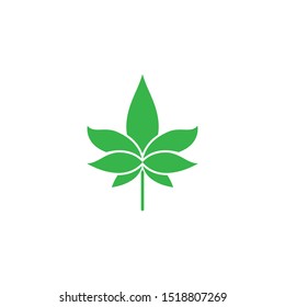 Cannabis logo template vector icon