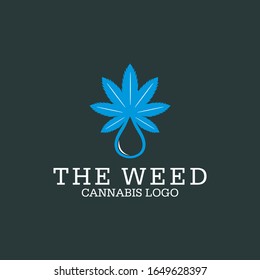 Cannabis Logo Vector Image Stock