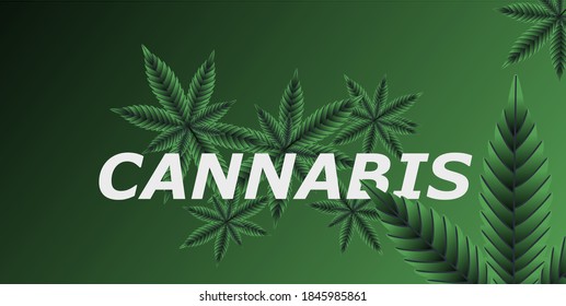 Cannabis Marijuana Hintergrundvektordatei bereit zum Gebrauch oder Bearbeiten