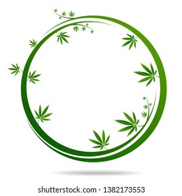 Cannabis marijuana design graphics vector