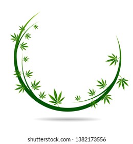 Cannabis marijuana design graphics vector