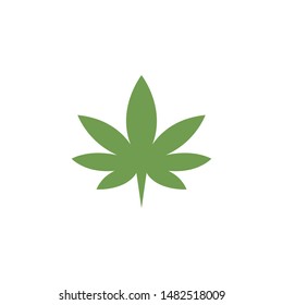  Cannabis marijuana hemp leaf logo and symbol