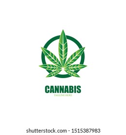 cannabis marijuana leaf icon vector illustration