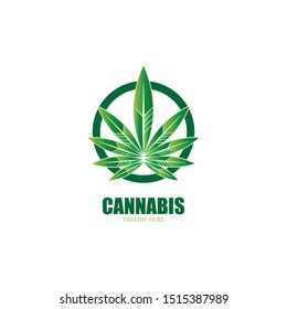 cannabis marijuana leaf icon vector illustration