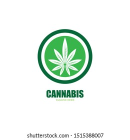 cannabis marijuana leaf icon vector illustration