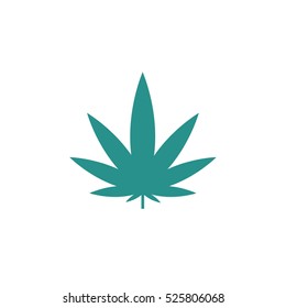 Cannabis (marijuana Leaf) Icon. Vector Illustration