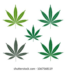 Silhouette Pot Cannabis Marijuana Hemp Leaf Stock Vector (Royalty Free ...