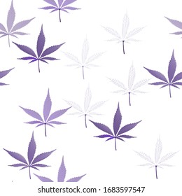 cannabis. La hoja de marihuana es una planta medicinal.