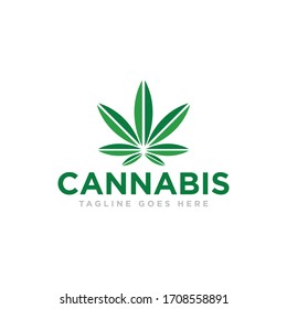 Minimalist Medical Cannabis Logo Icon Vector Stock Vector (Royalty Free ...