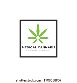 Cannabis or Marijuana Logo Design Vector