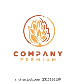 vector de diseño del logotipo de marihuana de cannabis 
