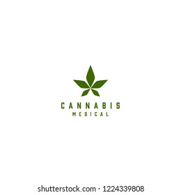 Cannabis Marijuana Logo Icon Medical