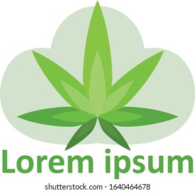 Cannabis Marijuana Logos Vector Design